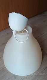Lampadario bianco 28 cm