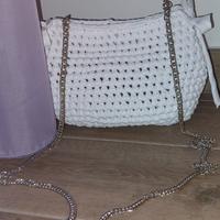 borsetta uncinetto ecopelle