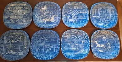 Piatti porcellana Julen Rorstrand Sweden 1970 