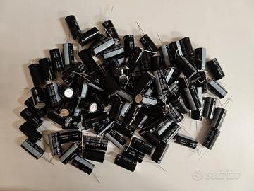 100x Condensatori Elettrolitici Mallory 100uF 350V