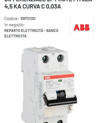 ABB DS202CL C32 interruttore magnetotermico 