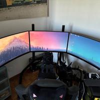 Triplo monitor 27” FullHD Philips