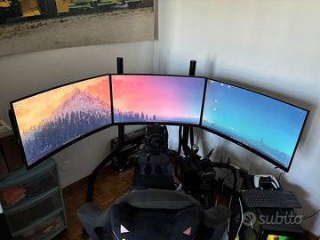 Triplo monitor 27” FullHD Philips