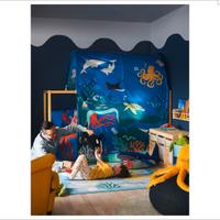 Tenda per letto kura tema marino Nuova