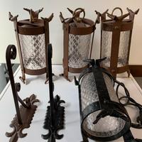 Lampade in Ferro Battuto a Mano