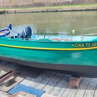 Gozzo Lancia in legno Cantiere PACITTO F