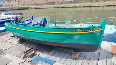 Gozzo Lancia in legno Cantiere PACITTO F