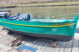 Gozzo Lancia in legno Cantiere PACITTO F