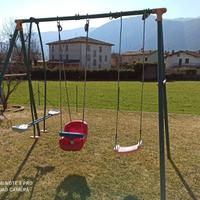 Altalena tripla da giardino