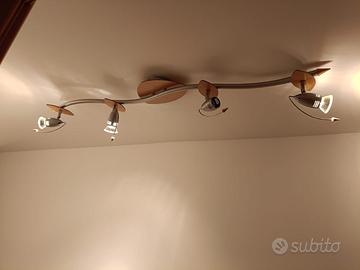 LAMPADA A SOFFITTO CON SPOTTINI