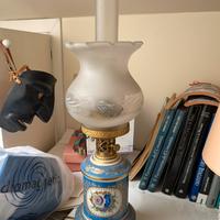 Lampada da tavolo smalti e oro Sevres