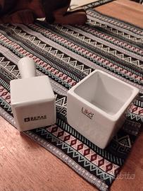 Diffusore e vaso contenitore in ceramica