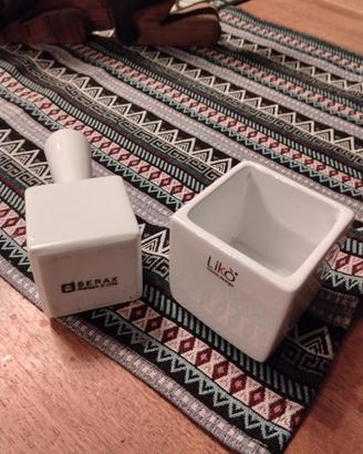 Diffusore e vaso contenitore in ceramica
