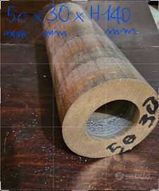 Trafilato in bronzo per boccole 50x30x140 mm