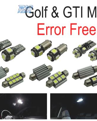 KIT 13 LAMPADE LED INTERNE PER VOLKSWAGEN VW GTI G