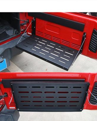 tavolino portellone auto,wrangler, tailgate table 