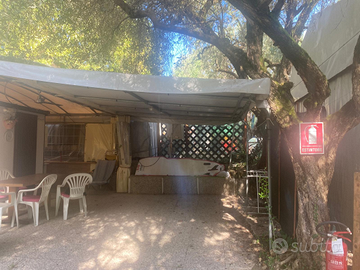 Roulotte con preingresso e copertura