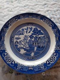 Piatto porcellana inglese vintage "Wood & Sons"