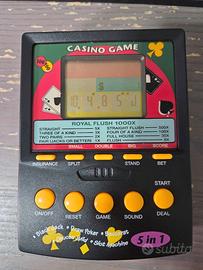 Gioco LCD Casino 5 in 1 Poker anni 90 | Sped. 0,99