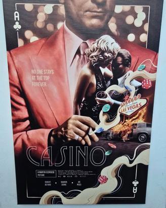 Stampa su tela del Film Casino 40x60 Cm