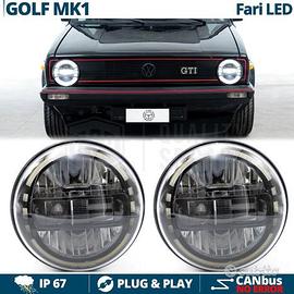 FARI LED DRL Omologati Per VOLKSWAGEN GOLF MK1