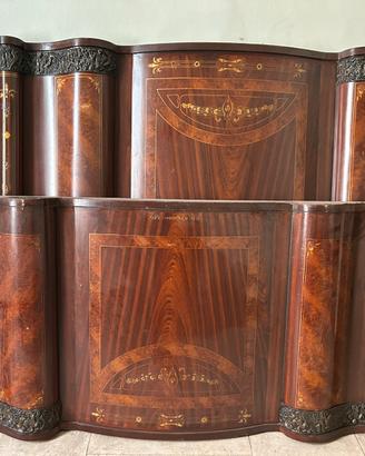 Letto  vintage art deco ditta A. Triggiani Molfett