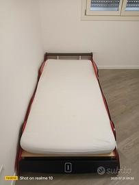 Letto auto con materasso 