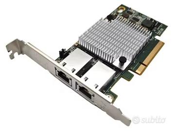 Scheda Rete PCIe 2×Ethernet 10 Gbps X540-T2