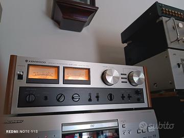 Pregiato Amplificatore Kenwood Con Vu-Meter Hi-Fi 
