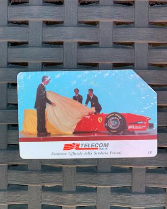 Scheda telefonica Ferrari Formula 1