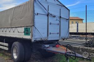 Rimorchio Bartoletti ribaltabile soprasponde telo