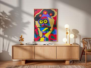 Quadro Dipinto a Mano l’Acrobata UNICO