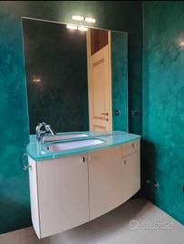 Mobile bagno MILLDUE sospeso completo come foto