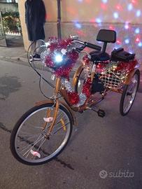 bicicletta a tre ruote nuova