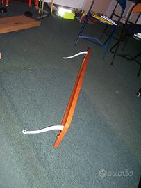 Mensola in legno e vetro trasparente