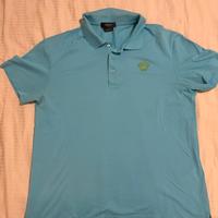 Polo con ricamo medusa, Versace