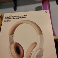 Cuffie senza filo nuove con confezione 