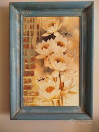 Quadro realizzato con tecniche miste