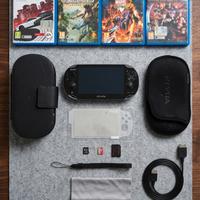 PS Vita Bundle 32GB + 128GB + 4 Giochi + accessori