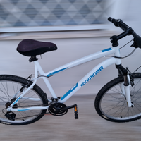 Bici Rockrider 5.1 blu-bianco