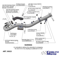 Raccordo decatalizzato Leovince KTM 690 SMC