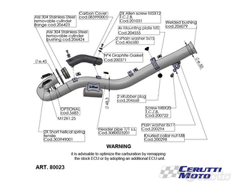 Raccordo decatalizzato Leovince KTM 690 SMC