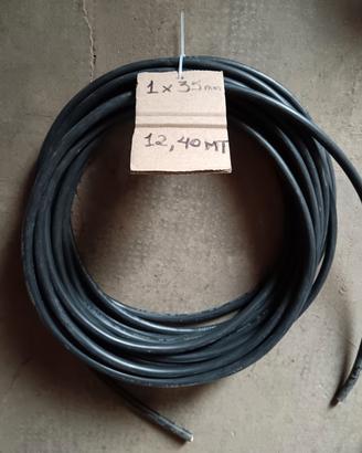 Cavo 1x35mm nero 12,40 MT