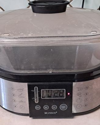 Vaporiera digitale elettrica Brandani 800 Watt