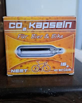 capsule Co2 per spillatori birra e pompe bici