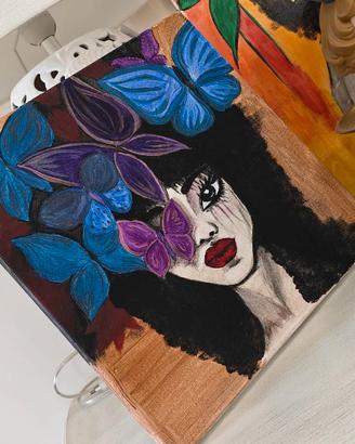 🦋 Dipinto Originale "Sogno di Farfalle" - Acrilic