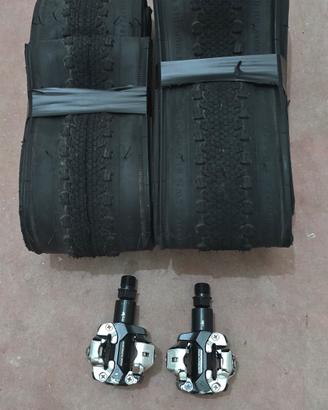 Copertoni  Gravel/Mtb + Pedali spd