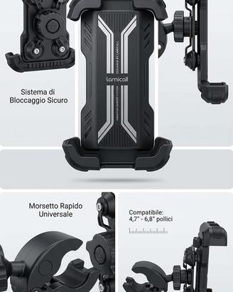 Supporto telefono moto Lamicall