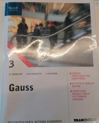 GAUSS 3 libro matematica