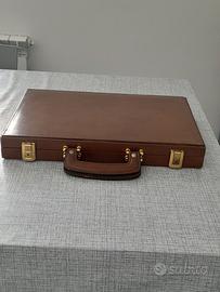 Valigetta portadocumenti in pelle